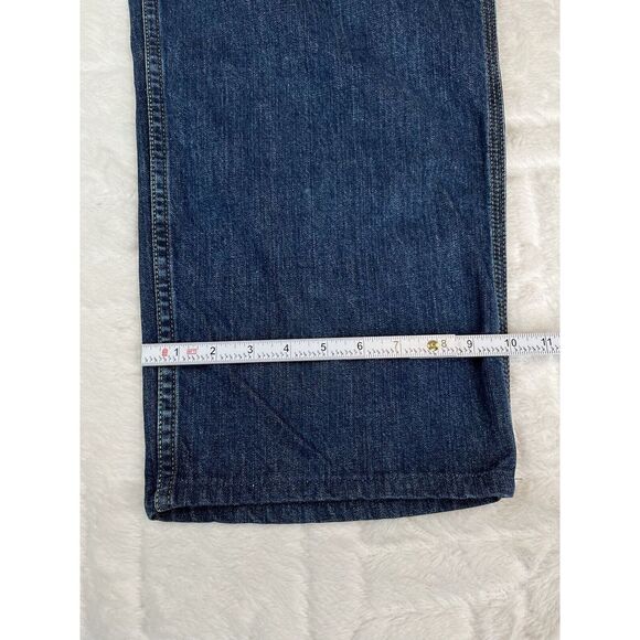 Vintage Tommy Hilfiger Jeans Mens Carpenter Red Label Hip Hop Baggie - Sz 32x27 - Picture 7 of 11